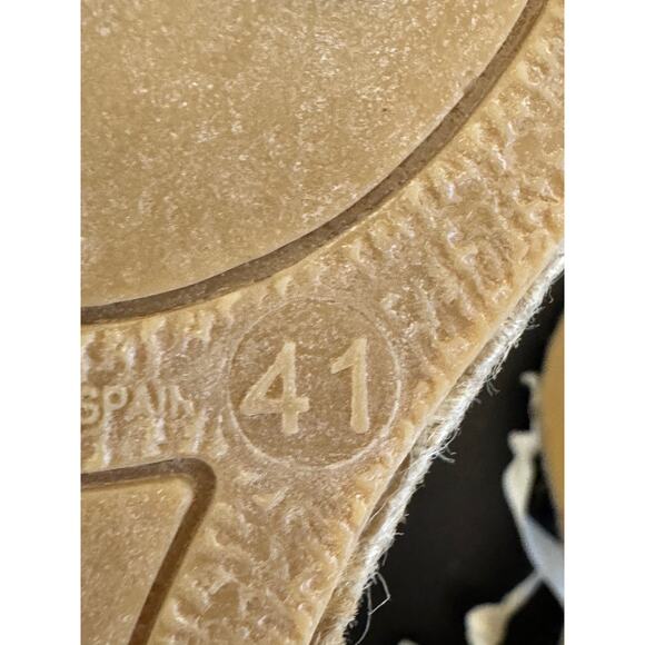 Cuple NWOB Snake Print D’Orsay Wedge Heels Size 41 - Picture 7 of 8